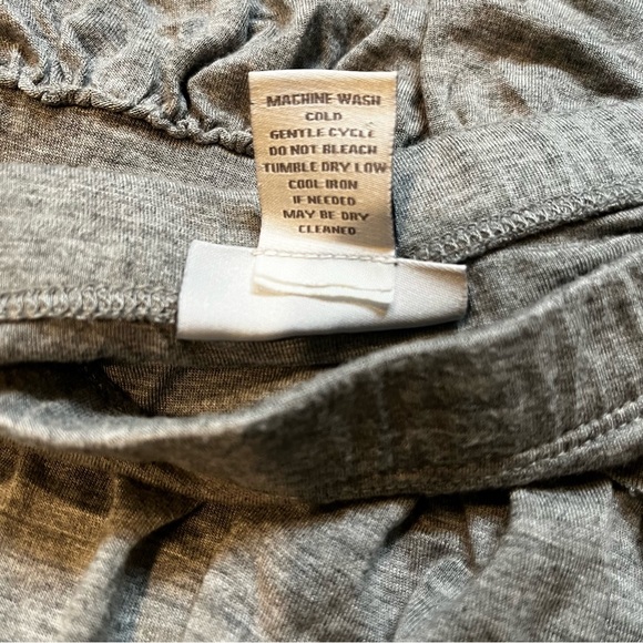 Soft Surroundings Gray Tiered Ruffle Maxi Skirt, Sz Petite S - Picture 13 of 14